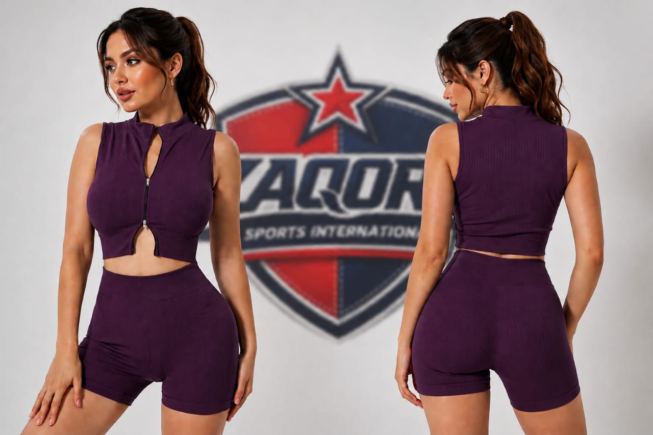 Rib Zip Activewear set - Image 6