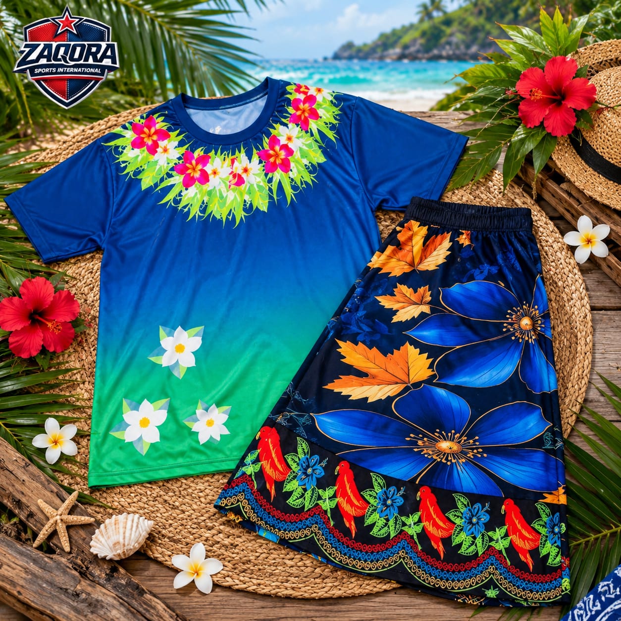Polynesian Print Co-ord Set - Image 6