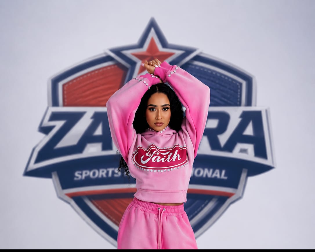 Acid Wash Cropped Hoodie and Wide-Leg sweatpants set - Image 6