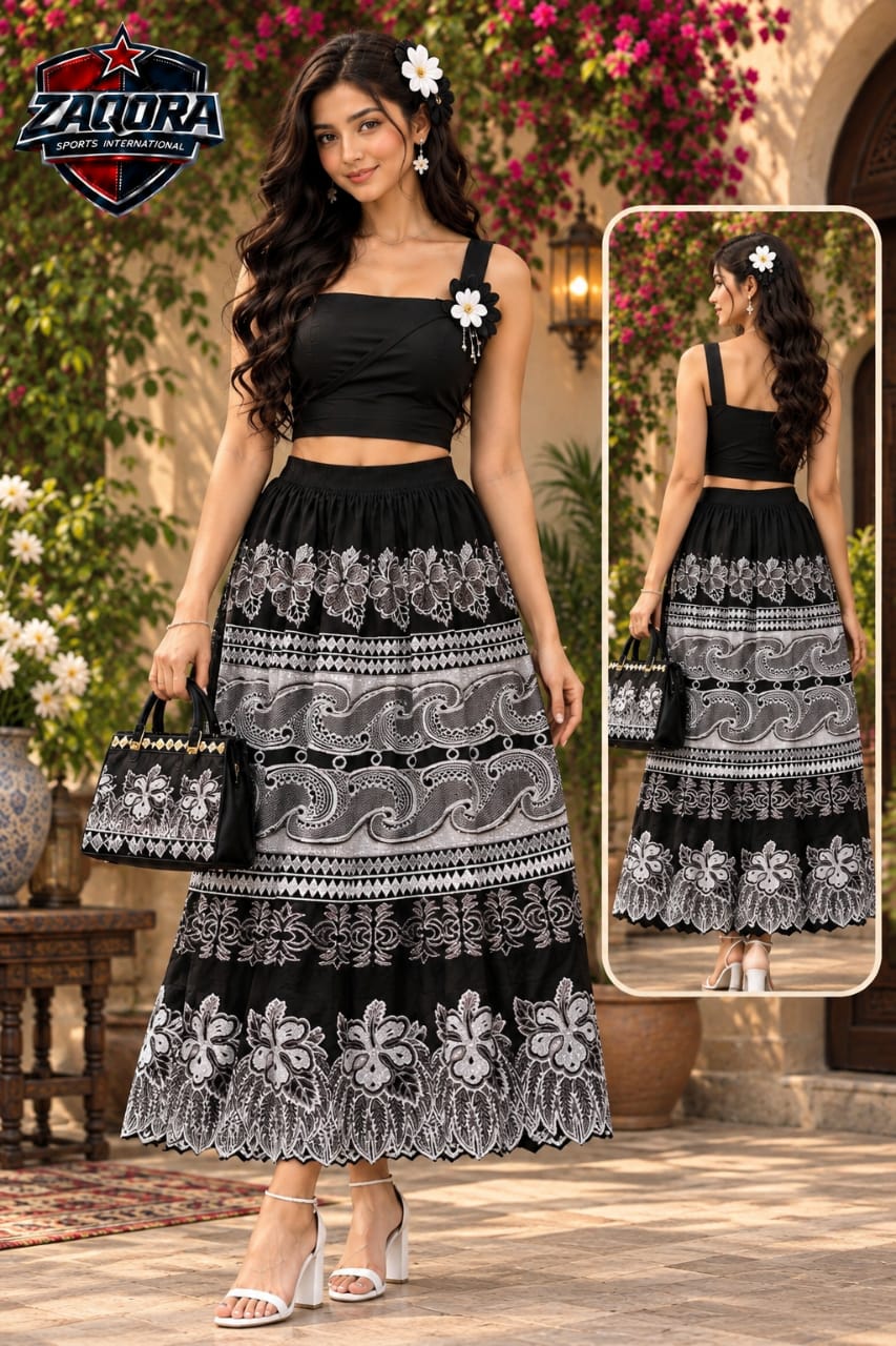 Tropical Bloom Skirt & Bag Set - Image 12