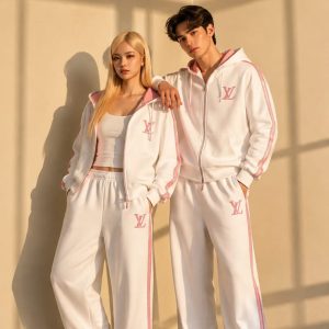 Matching couple tracksuits